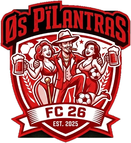 Escudo Os Pilantras FC 26, fundado em 2025